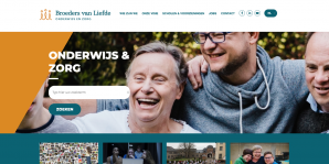 Broeders van Liefde website screenshot